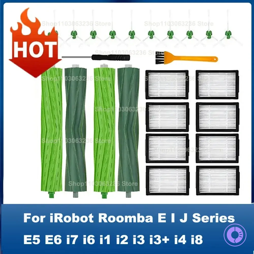 Juego de cepillos laterales de recambio Roomba